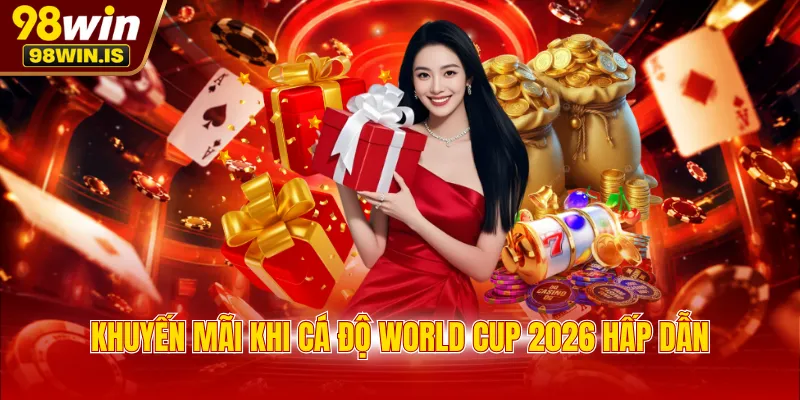 Khuyến mãi khi cá độ World Cup 2026 hấp dẫn