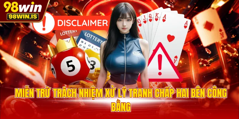 mien tru trach nhiem xu ly tranh chap hai ben cong bang Miễn trừ trách nhiệm xử lý tranh chấp hai bên công bằng